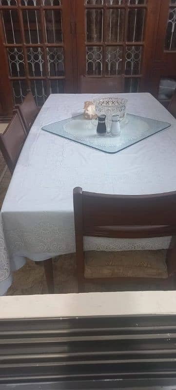 Dinning table with 6 chairs 1