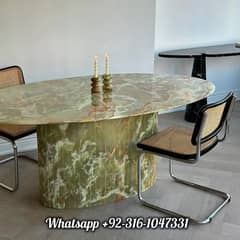 Luxury Travertine, Marble & Onyx Tables  Elegant Designs