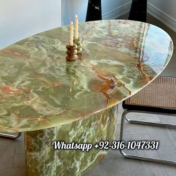 Luxury Travertine, Marble & Onyx Tables  Elegant Designs 2