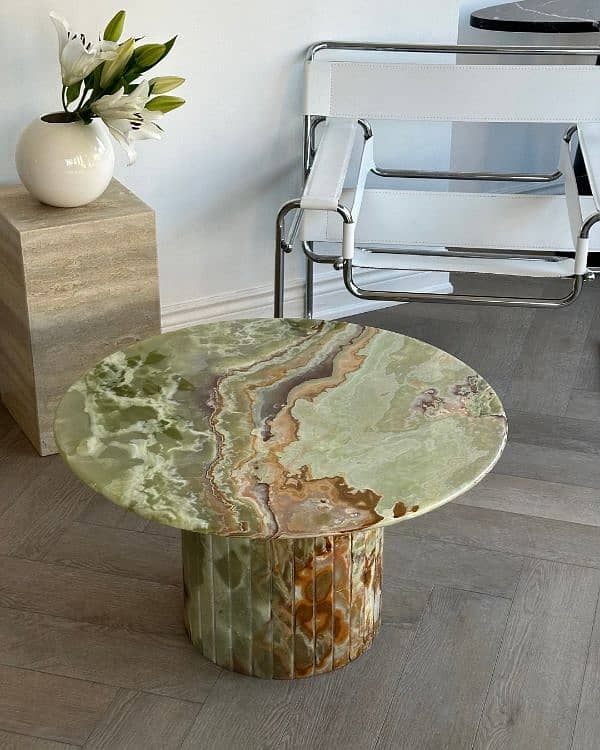 Luxury Travertine, Marble & Onyx Tables  Elegant Designs 4