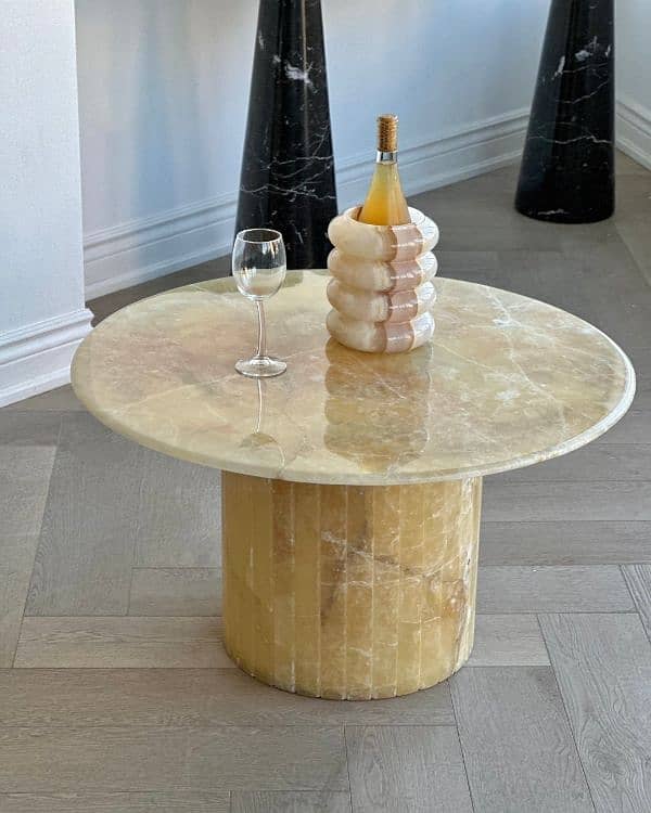 Luxury Travertine, Marble & Onyx Tables  Elegant Designs 6