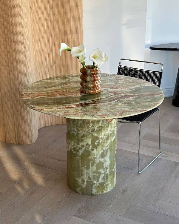 Luxury Travertine, Marble & Onyx Tables  Elegant Designs 9