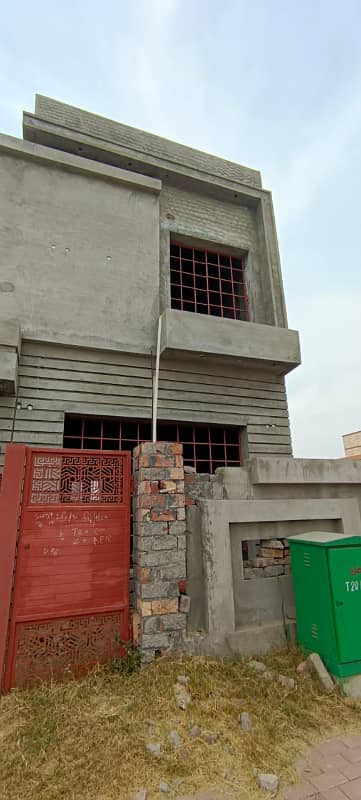 Grey Structure 5 Marla House For Sale In Sector F Bahria Town Lahore 1