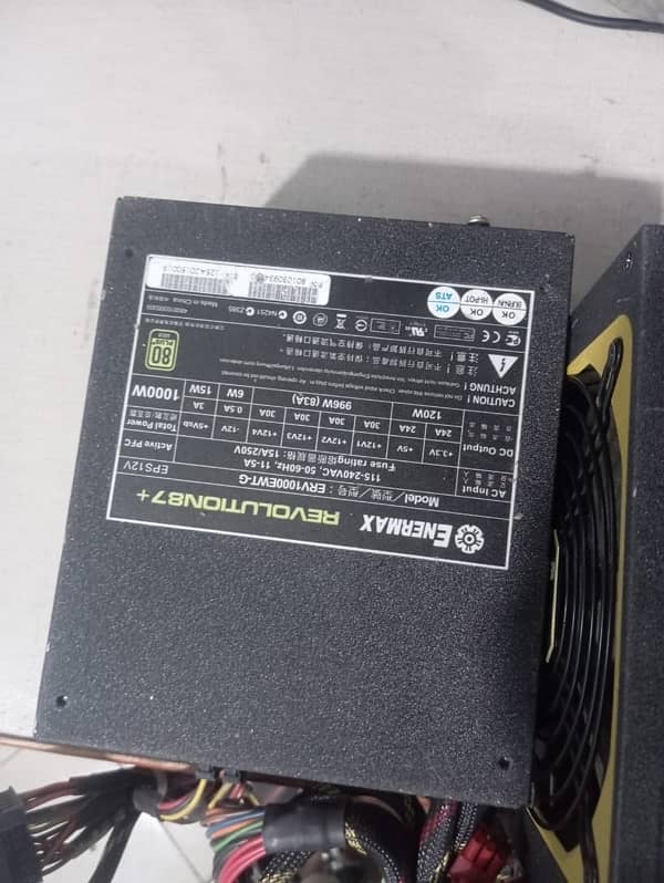 fresh usa import Enermax ERV1000EWT-G  Gold 1000W Power Supply PSU 14