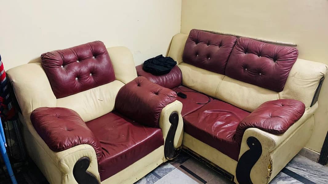 6 seater sofa set urgent sale 1