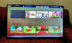 ecostar 43 inches 4k android led lussh condition with remote