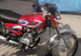 bike Cg 125 urgently sale 03030320726 03339444187