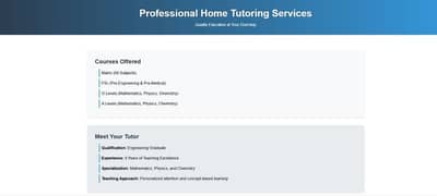 Home Tutor