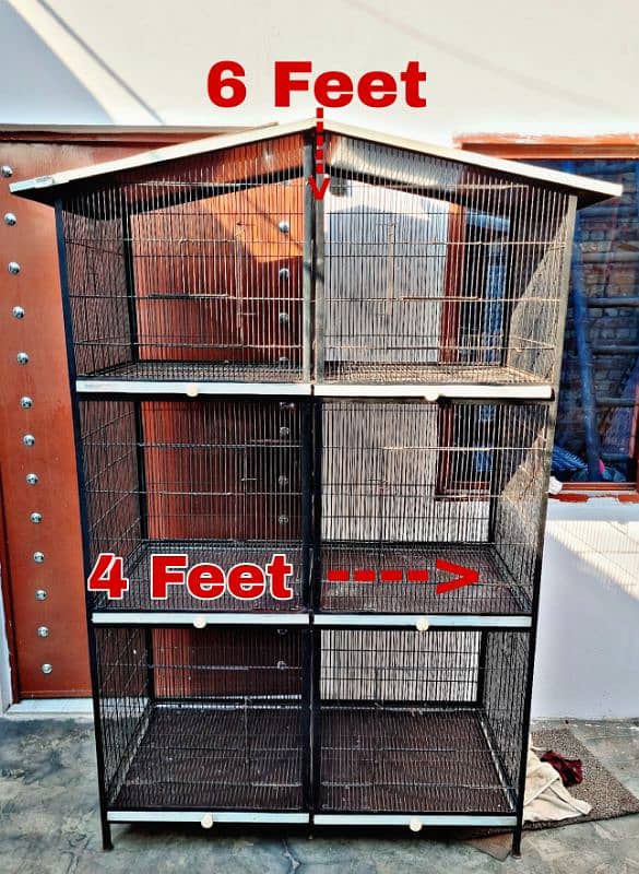 Parrot Cage Love Birds Cage Parrot Cage iron 0