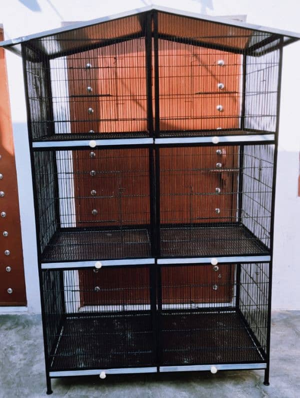 Parrot Cage Love Birds Cage Parrot Cage iron 4