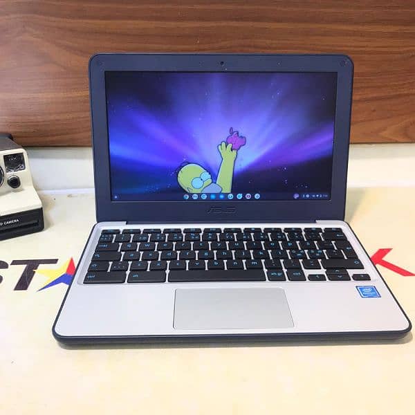 Asus| C202S | 16GB - 4GB RAM | Playstore | Web Cam | Chromebook 4