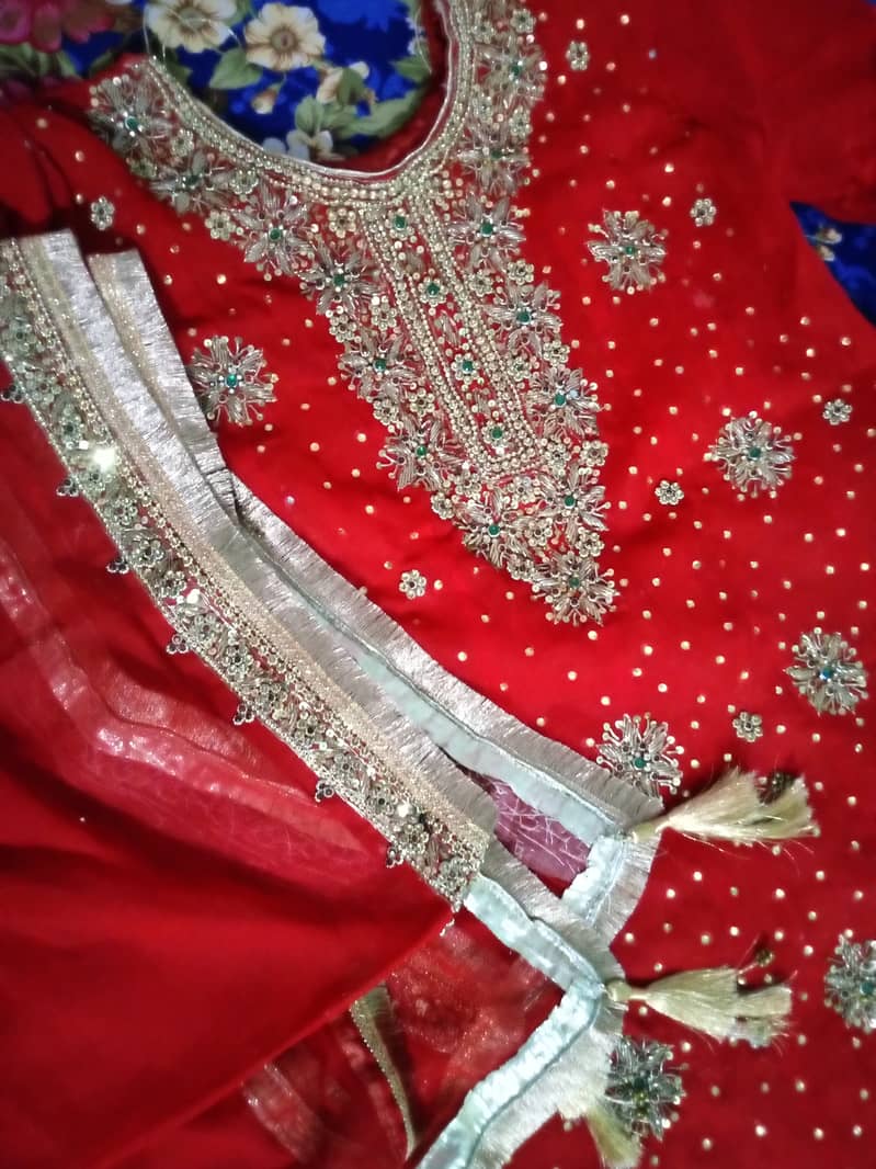 Red bridal dress 3