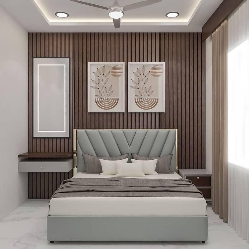 PvC wall Panels/ WPC Fluted panel / SPC Floor/ 3D wallpaper 18