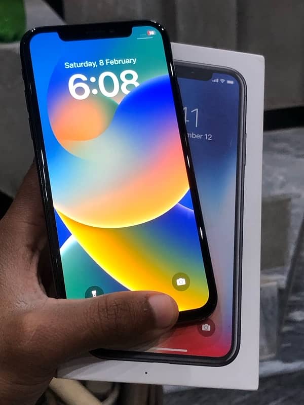 iPhone X 64 Gb With box PTA Approve 0