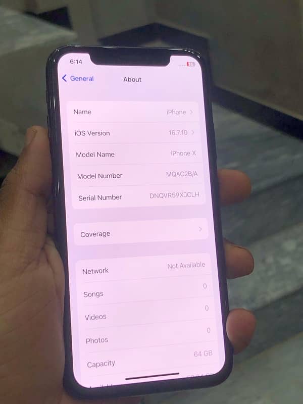 iPhone X 64 Gb With box PTA Approve 2