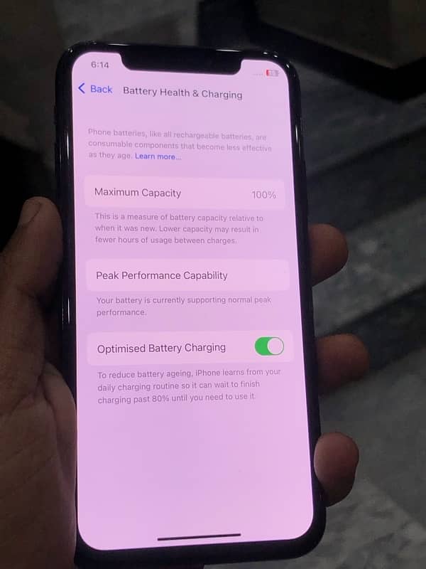 iPhone X 64 Gb With box PTA Approve 5