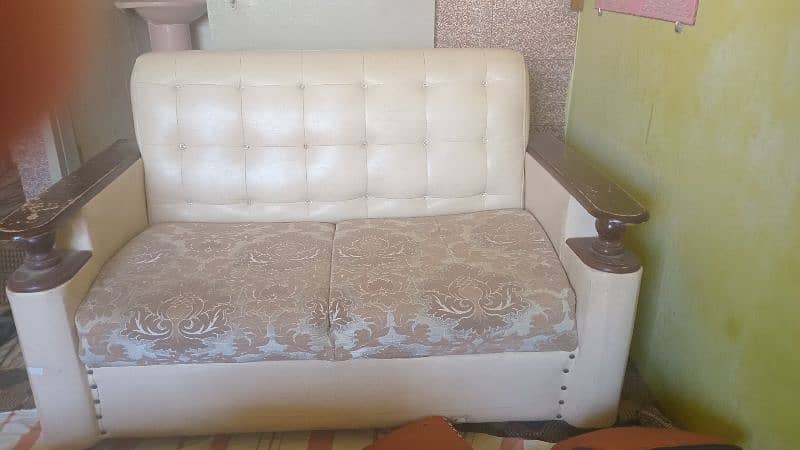 2 siter sofa set in leather 0