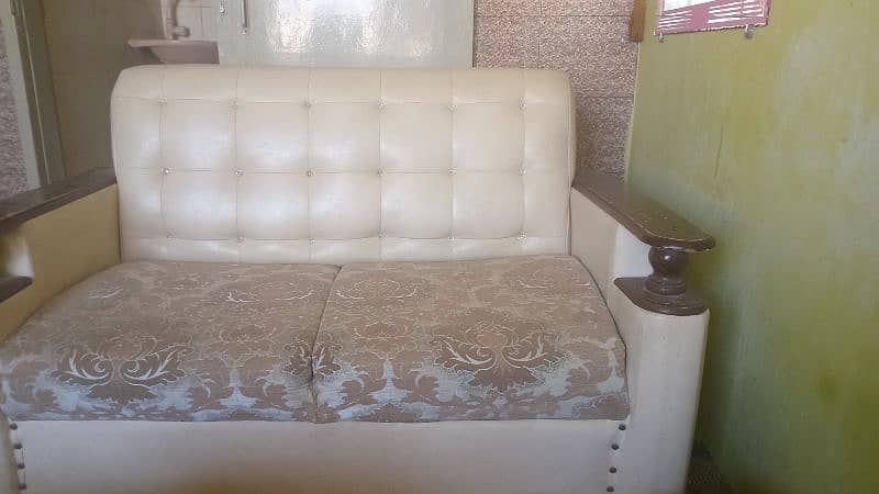 2 siter sofa set in leather 2