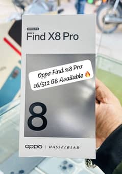 oppo find x 8 pro just box open on pta 16/512