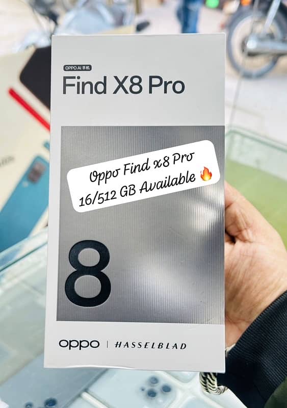 oppo find x 8 pro just box open on pta 16/512 0