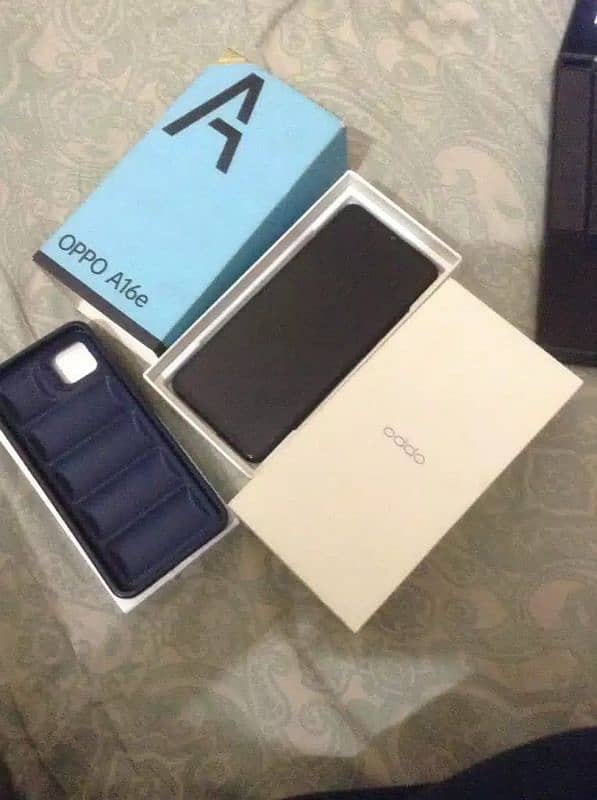 oppo a16e 4/64 with box PTA approved 3