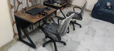 office table and chair