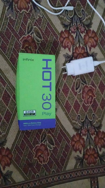 infinx hot 30 ply 4+4/64gb betrry 6000mah 8