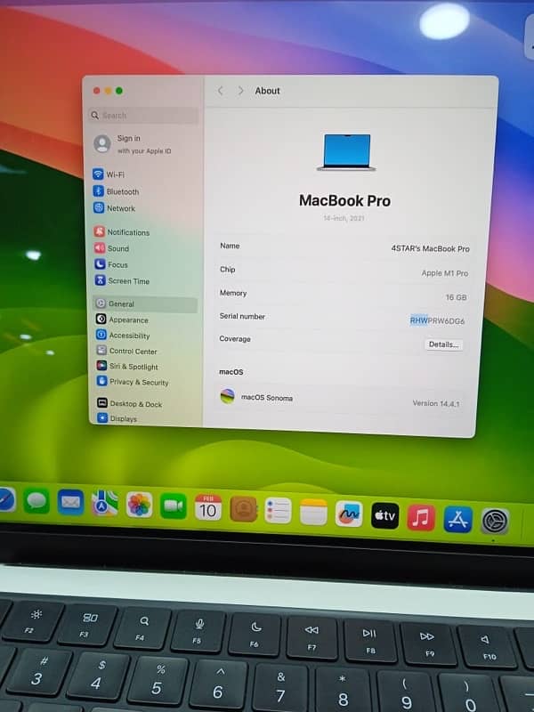 MacBook Pro M1 2021 16GB 512SSD 1