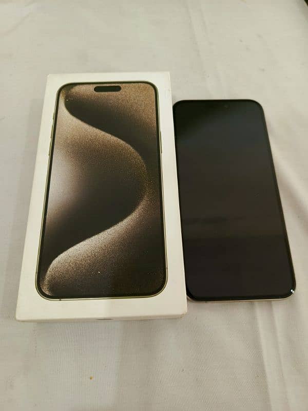 Iphone 15 Pro Max JV ( 256 GB/Natural Titanium) 1