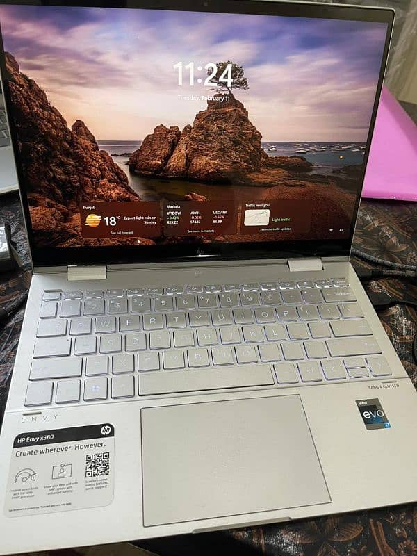 hp envy x360 2-in-1 laptop 12th generation 13 inch display almost new 0