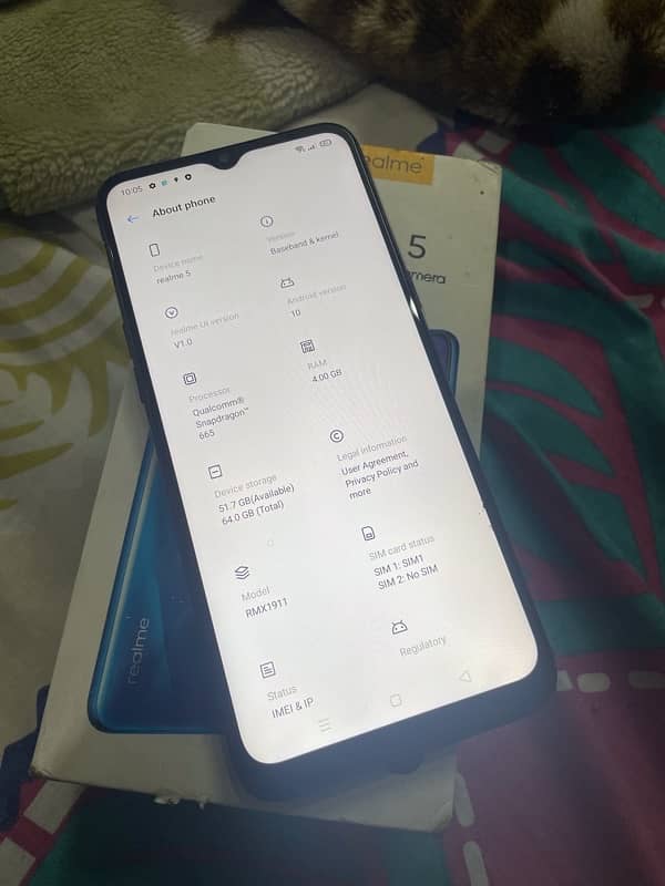 realme 5 with box 3