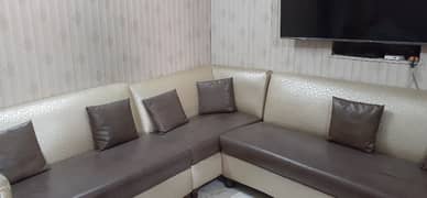 l shape sofa leather 7 seaterl