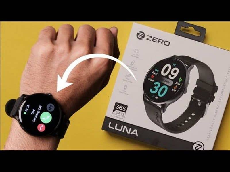 Luna Smart Watch latest one black colour 0