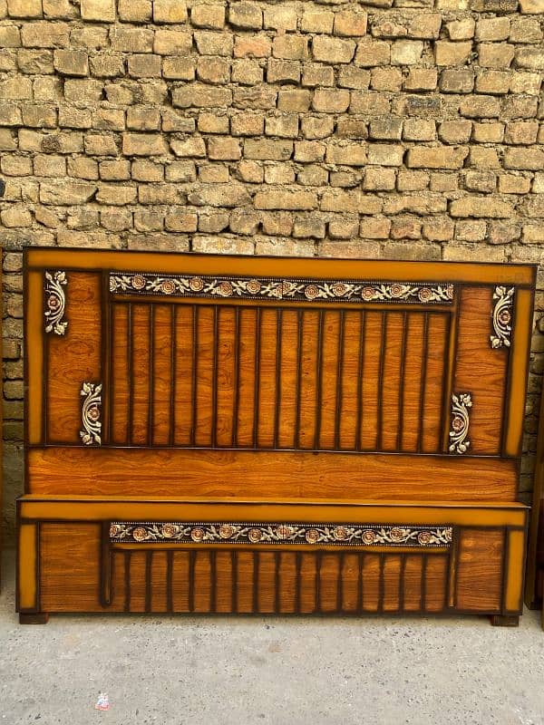 double bed wooden for sale 2