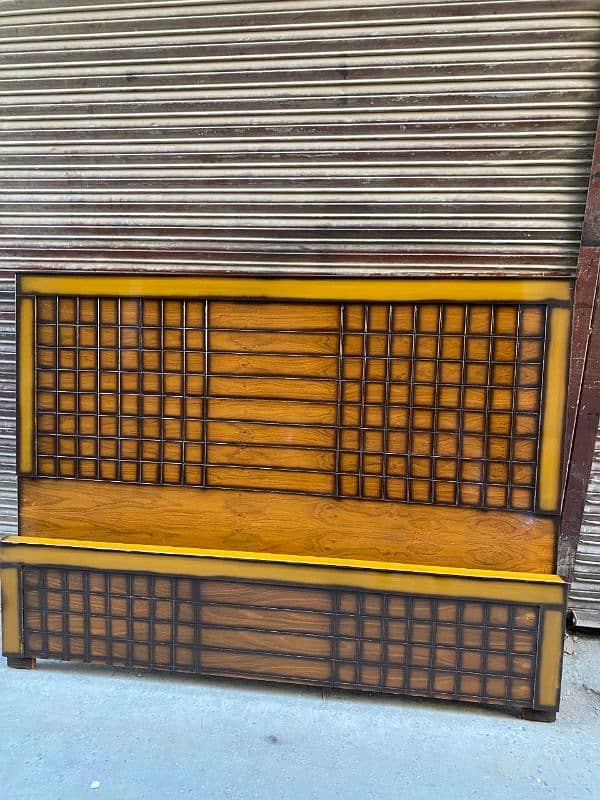 double bed wooden for sale 5