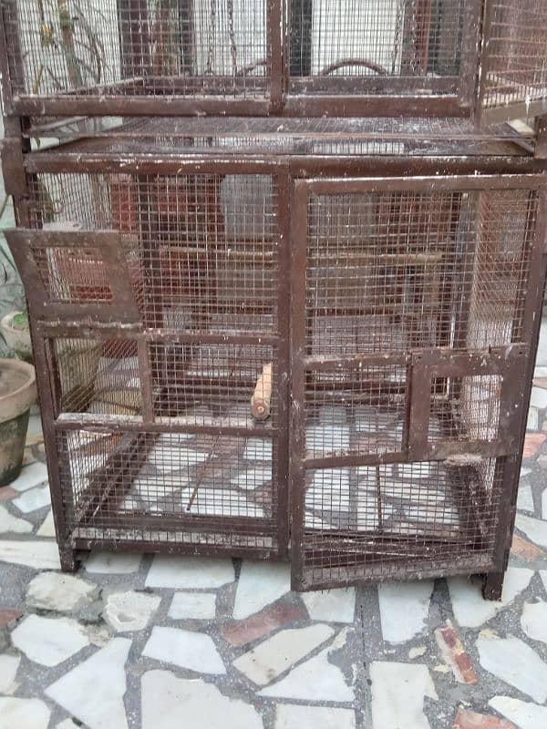 6 birds cages three portion 1