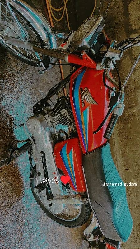 Honda 125.2007 model Red Color No anny work Like new Condition 5