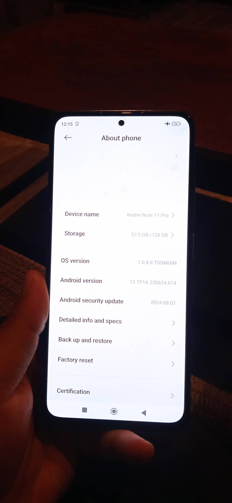 Redmi Note 11 pro 10/10  6/128 6