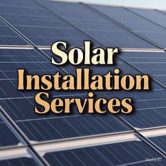 Solar Panels Installation Services All Pakistan