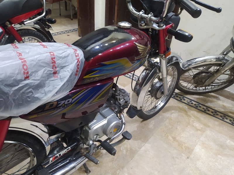 Honda CD 70(2021 Model) Red Color Neat and clean bike 8