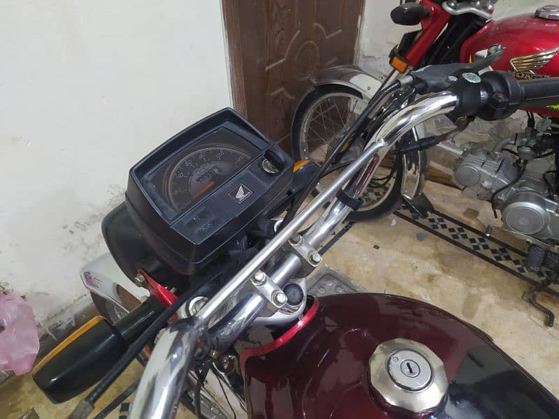 Honda CD 70(2021 Model) Red Color Neat and clean bike 9