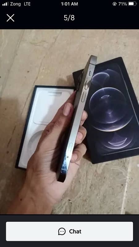 Iphone 12pro 128gb with box non PTA factory unlock 0