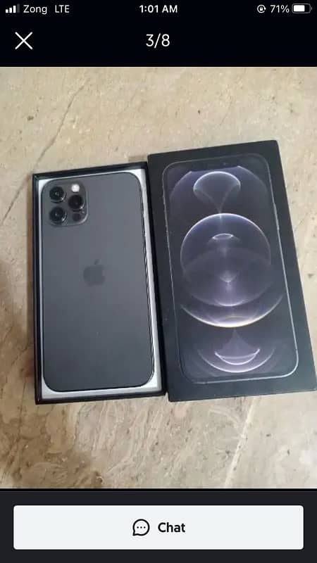 Iphone 12pro 128gb with box non PTA factory unlock 1