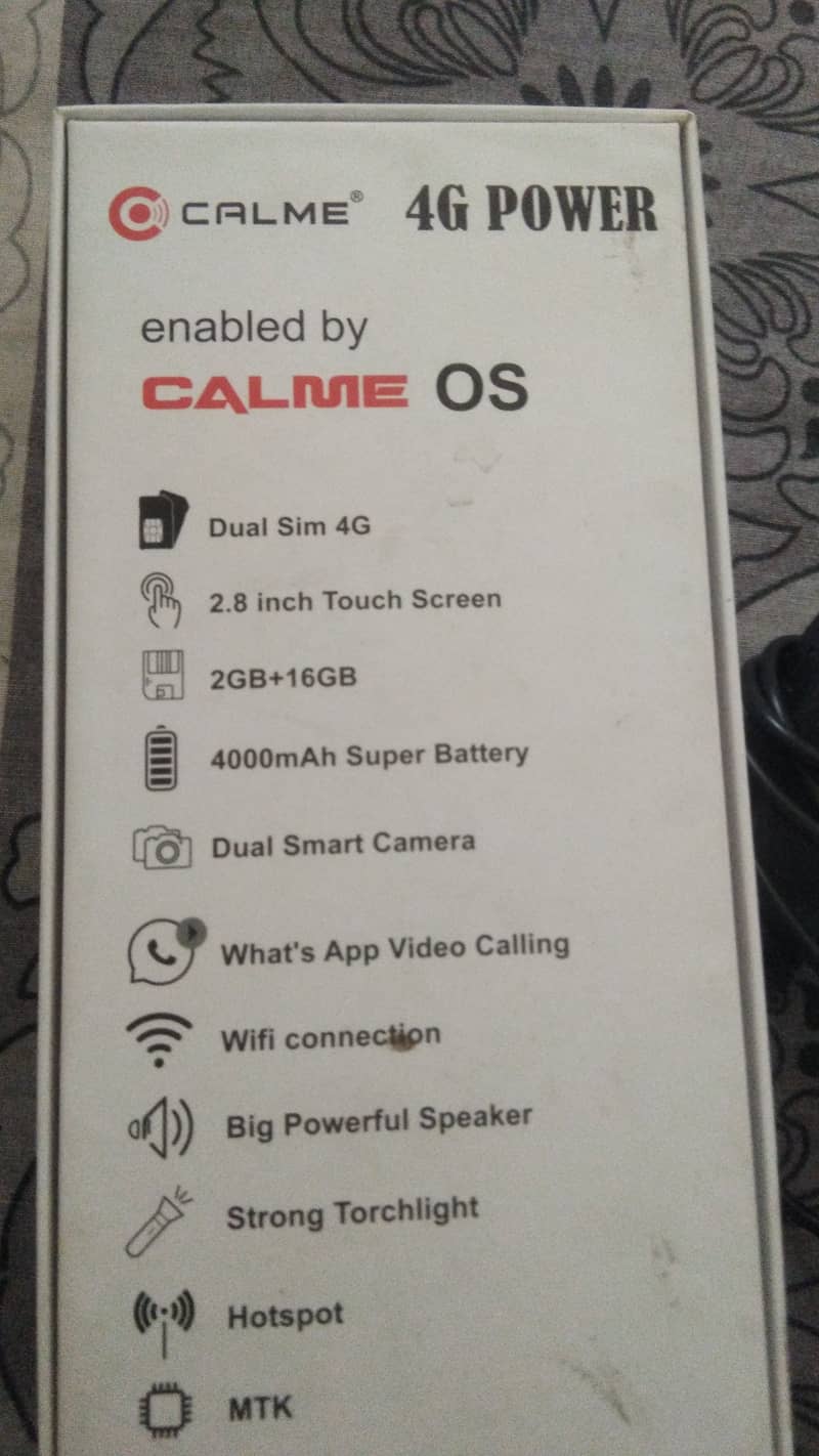 Calme 4G POWER touch mobile 1