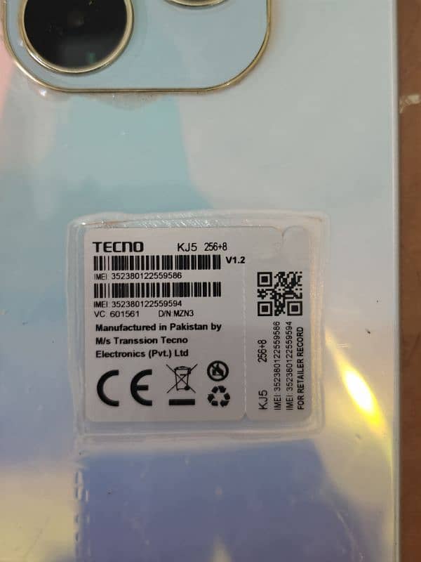 Techno Spark 208+128 GB  brand new original box charger best device 1