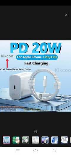 "Original 20W Fast Charger for iPhone – Best Price & Home Delivery