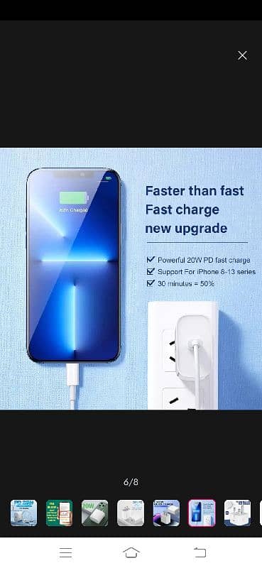 "Original 20W Fast Charger for iPhone – Best Price & Home Delivery 2