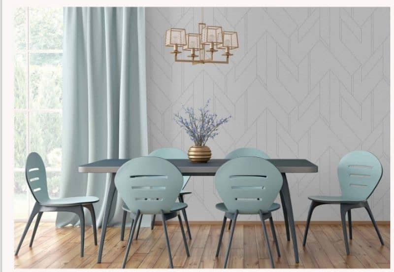 Wallpaper - Media Wall - Pvc Panel - Wpc - Moulding - Interior -Blinds 16