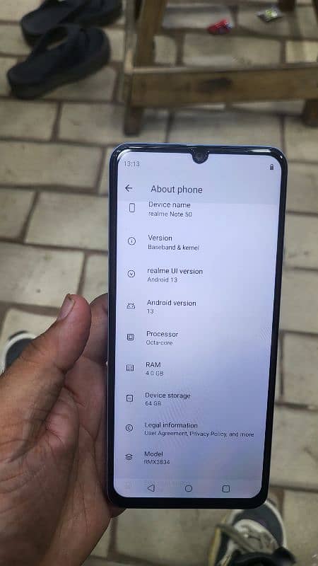 Realme note50 4/64 8