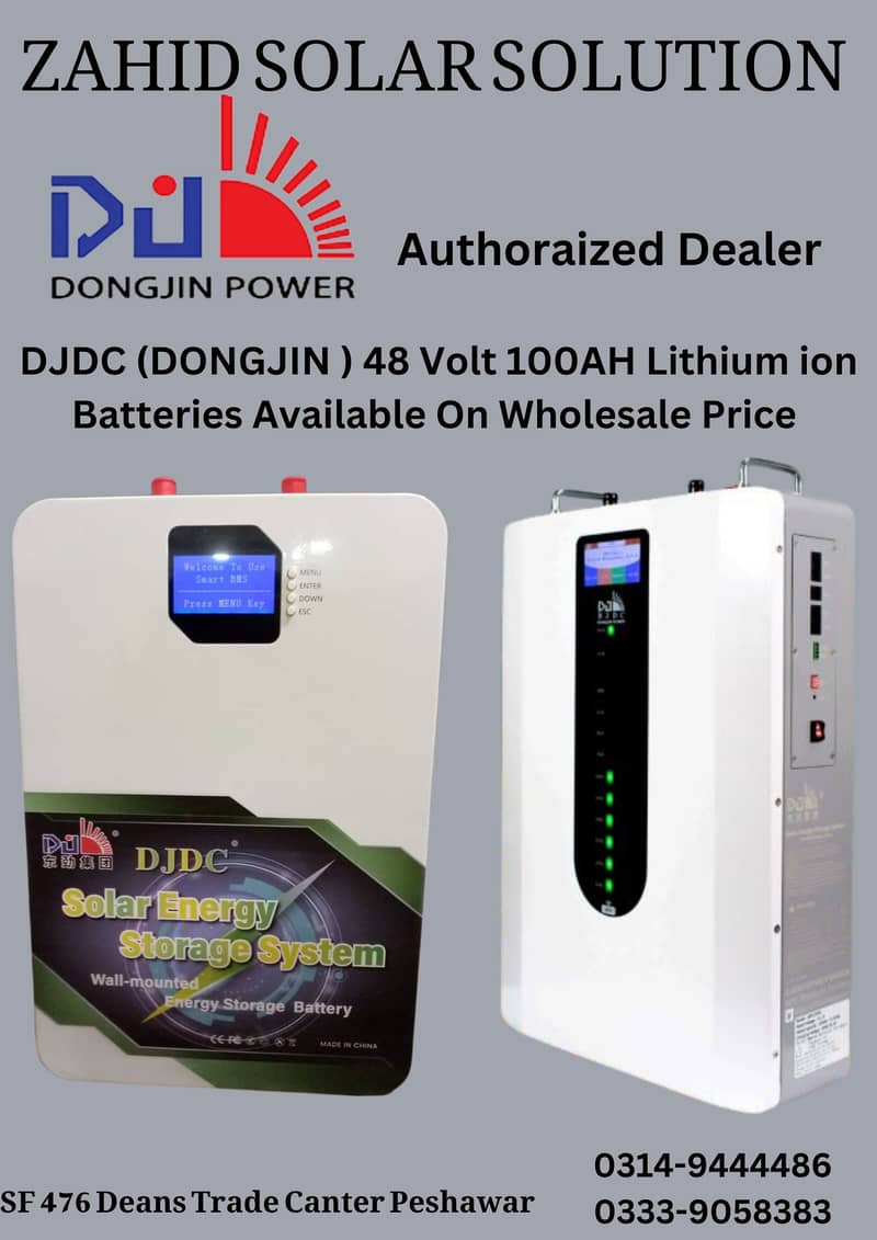 DJDC (Dongjin) 48 Volt 100 Ah Lithium ion Batteries . 3